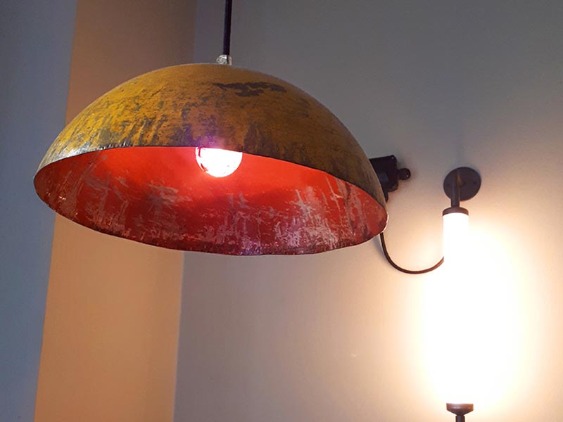 Upcycling Lampe
