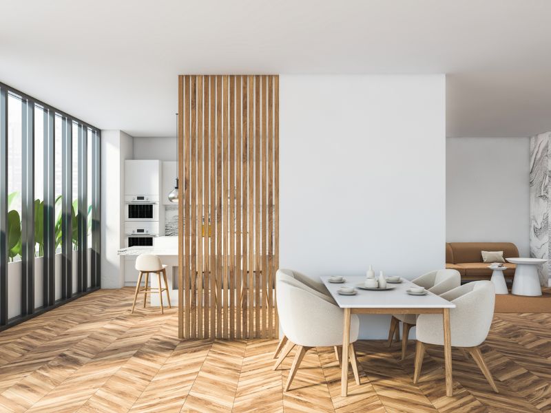 Wohnung mit Holz Elemente einrichten