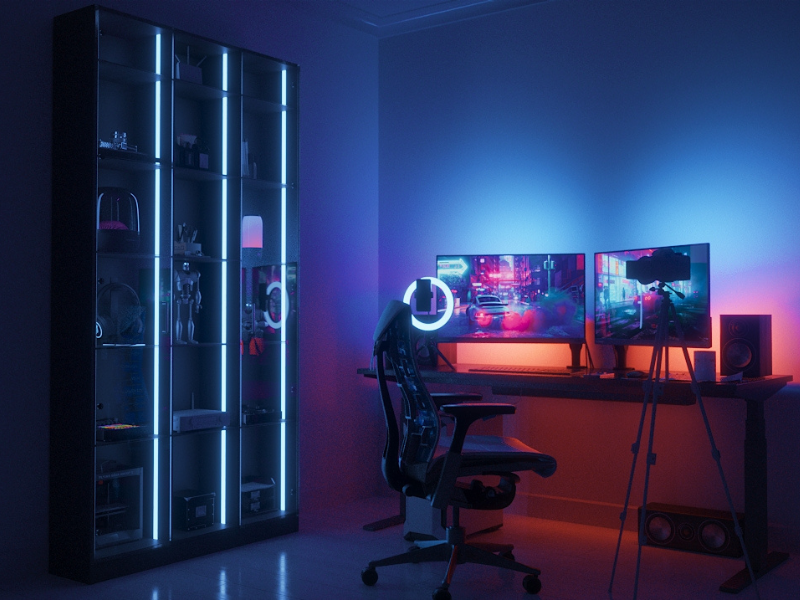 Vitrine LED Lichter Gaming